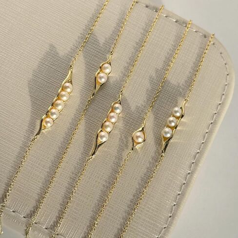 EVE'S ADDICTION 4 Peas in a Pod Simulated Pearl Bracelet - Gifts for Mom in Saudi Arabia