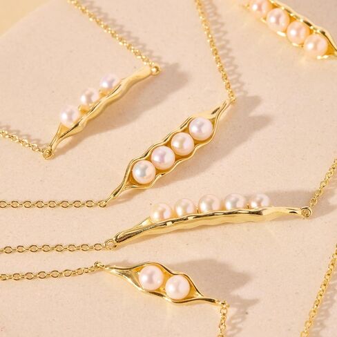 EVE'S ADDICTION 4 Peas in a Pod Simulated Pearl Bracelet - Gifts for Mom in Saudi Arabia