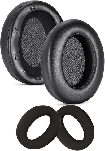Headphone Protective Cover is Suitable for Sony WH-XB910N Headphone Replacement Ear Pads, Suitable for WH-XB910N Earmuffs Protein Leather, XB910N Zipper Head Beam Protective Cover (Black) in Saudi Arabia