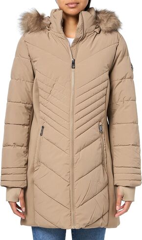 LONDON FOG womens Hooded Puffer in Saudi Arabia