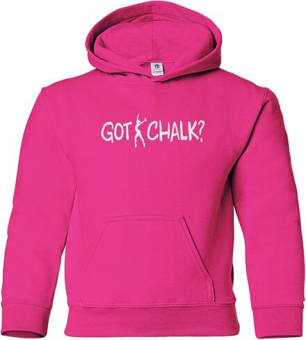 سترة بقلنسوة للشباب من Threadrock Big Girls' Got Chalk Gymnastics in Kuwait