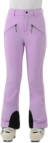 Womens Ski Pants Slim Fit Snow Fleece Lined Snowboard Soft Shell Fitted Insulated Waterproof Windproof Warm in Saudi Arabia
