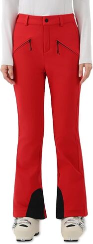 Womens Ski Pants Slim Fit Snow Fleece Lined Snowboard Soft Shell Fitted Insulated Waterproof Windproof Warm in Saudi Arabia