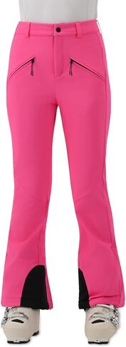Womens Ski Pants Slim Fit Snow Fleece Lined Snowboard Soft Shell Fitted Insulated Waterproof Windproof Warm in Saudi Arabia
