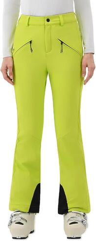 Womens Ski Pants Slim Fit Snow Fleece Lined Snowboard Soft Shell Fitted Insulated Waterproof Windproof Warm in Saudi Arabia