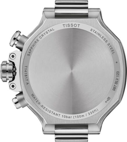Tissot T-Race Chronograph 38mm, Swiss Quartz Watch, Stainless Steel Case, White Dial, T1418179711100 in Saudi Arabia