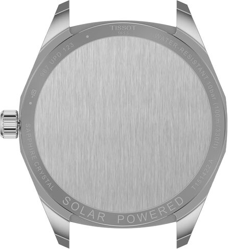 Tissot PRC 100 Solar, Silver Dial, 39mm Watch for Men, Stainless Steel Case and Bracelet, Solar Quartz Movement, T1514221103100 in Saudi Arabia