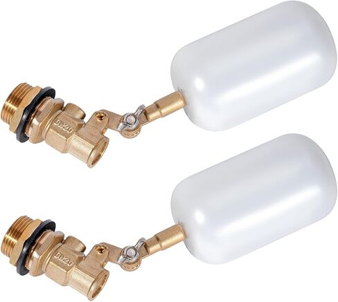 صمام تعويم 1/2 بوصة، صمام تعويم مياه نحاسي مع ذراع قابل للتعديل، صمام كرة تعويم ملء تلقائي وتحكم في مستوى المياه لحوض المياه والنوافير وخزان المياه والبرك والمسبح وأحواض السمك in Kuwait