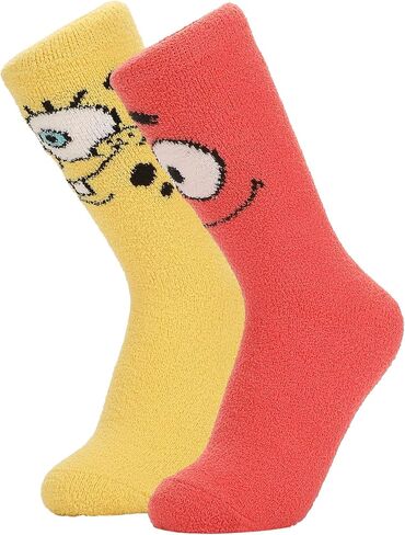 جوارب Bioworld Spongebob Squarepants Spongebob and Patrick النسائية المريحة من شانيل in Kuwait
