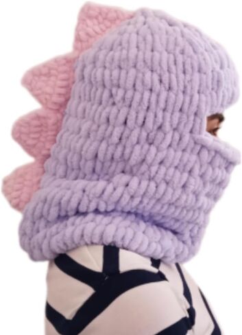 Dinosaur Balaclava Mask for Women – Soft Polar Winter Mask, Cute Cosplay & Halloween Costume Accessory in Saudi Arabia