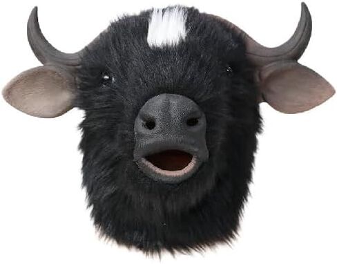 قناع الهالوين الثور شيطان الملك الثور القرن أقنعة اللاتكس الرأس والفم تتحرك الوجه واقعية مخيف فروي زي للكبار in Kuwait