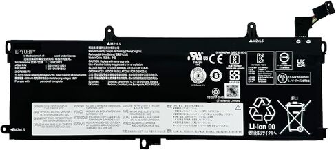 بطارية الكمبيوتر المحمول L21D4PE1 59Wh 3815mAh 4-Cell 15.52V متوافقة مع Lenovo Yoga 6-13ALC7 / Yoga 6-13ABR8 Series L21C4PE2 L21M4PE2 in Saudi Arabia