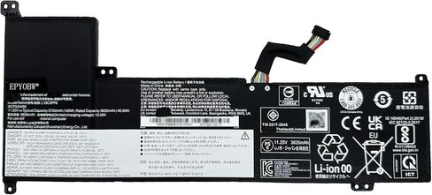 بطارية الكمبيوتر المحمول L21D4PE1 59Wh 3815mAh 4-Cell 15.52V متوافقة مع Lenovo Yoga 6-13ALC7 / Yoga 6-13ABR8 Series L21C4PE2 L21M4PE2 in Saudi Arabia