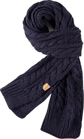 Women's Chunky Cable Knit Scarf，Ultra-Warm and Cozy Winter Long Thick Scarf for Women in Saudi Arabia