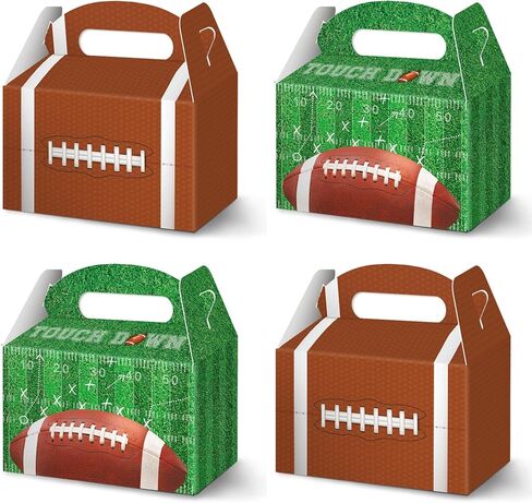 KALEFO Baseball Party Treat Boxes Sports Party Favor Gift Box Candy Snack Goodie Bags Cardboard Boxes Baby Shower Birthday Party Decoration Baseball Party Supplies (12 Pcs) in Kuwait