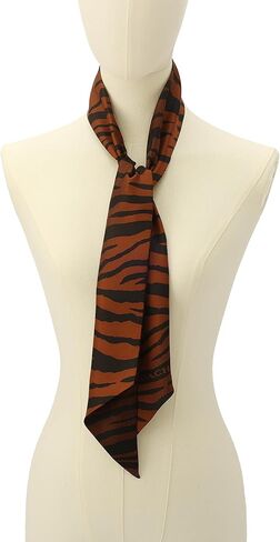 TIGER PRINTED WIDE SILK SKINNY in Kuwait