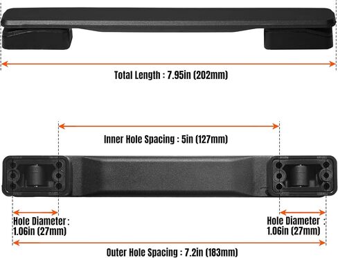 Luggage Handle 202mm Durable Spare Replacement Luggage Grip Carry Strap (HR-11N) in Saudi Arabia