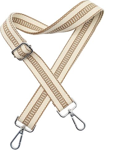 Crossbody Straps for Purses Silver Hardware Purse Strap Wide Shoulder Strap Adjustable Replacement for Shoulder Bags in Saudi Arabia