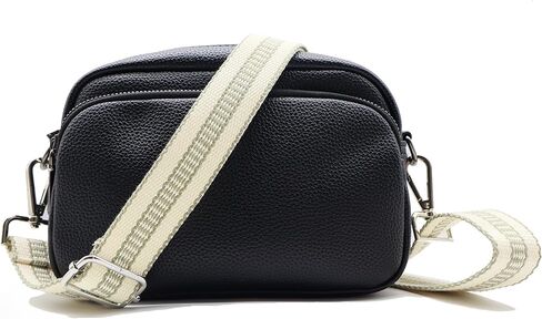 Crossbody Straps for Purses Silver Hardware Purse Strap Wide Shoulder Strap Adjustable Replacement for Shoulder Bags in Saudi Arabia