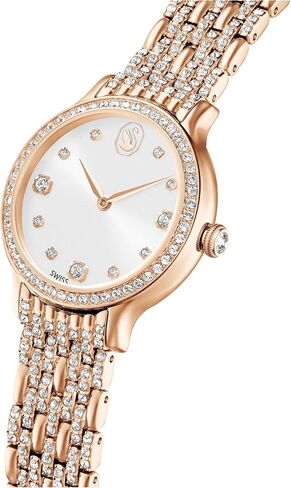 Swarovski Imber Watch, Swiss Made, Metal Bracelet, Rose Gold Tone, Rose Gold-Tone Finish in Saudi Arabia