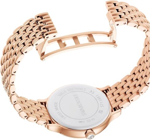 Swarovski Imber Watch, Swiss Made, Metal Bracelet, Rose Gold Tone, Rose Gold-Tone Finish in Saudi Arabia