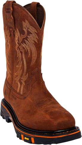 Cody James Men's 11" Decimator Western Work Boot Steel Toe - Dbp-0-B in Saudi Arabia