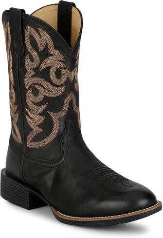 Justin Jasper 11" Western Boots for Men - Untamed Collection - Wide Round Toe Slip Resisting Rubber Outsole in Saudi Arabia