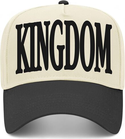 قبعة سائق الشاحنة Kingdom Serif Vintage | قبعة بيسبول مسيحية ممتازة قابلة للتعديل للرجال والنساء in Kuwait