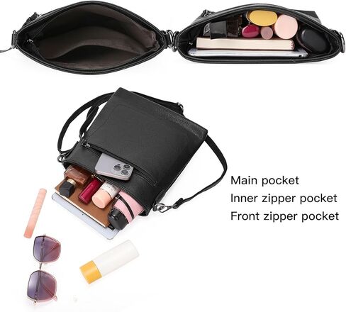 GAEKEAO Hobo Bags for Women 2PCS Soft Shoulder Bag Ladies Vegan Leather Purses and Handbags with Adjustable Shoulder Strap in Saudi Arabia