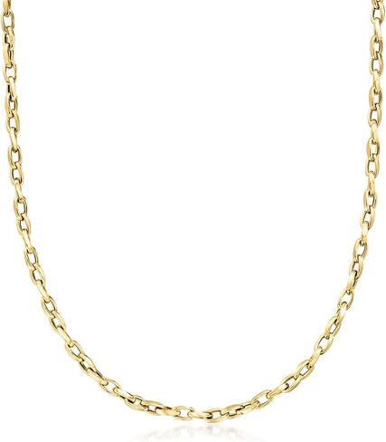 Ross-Simons Italian 18kt Yellow Gold Twisted Cable-Link Necklace in Kuwait
