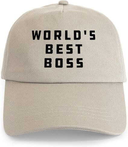 قبعة بيسبول من CafePress World's Best Boss قابلة للتعديل in Kuwait