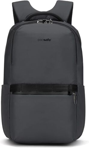 Pacsafe Metrosafe X Anti Theft 25L Backpack - With Padded 15" Laptop Sleeve, Black in Kuwait