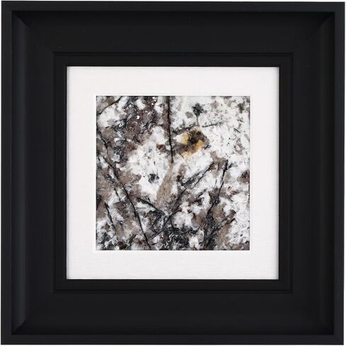 Natural Marble Decorative Wall Art Home Decor for Living Room Abstract Stone Painting Bedroom Aesthetic Office Farmhouse Fall Heavy Texture Picture Framed 14x14 inch Four Seasons Green in Saudi Arabia