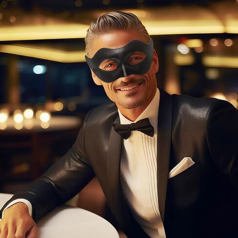 Couple Masquerade Mask Set, Black Lace Venetian Masks for Women Men, Mardi Gras Mask for Carnival Party Prom Ball in Saudi Arabia