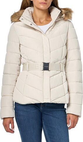 GUESS womens Tally Belted Puffer Jacket in Saudi Arabia