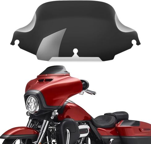 7" Black Windscreen Windshield Compatible with Harley Davidson Tuoring CVO Street Glide FLHXSE 2023 2024 FLHX/I 2024 for 2023 2024 Road Glide Accessories in Kuwait