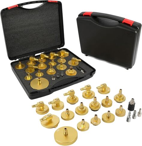 12 PCS Brake Master Cylinder Bleeder Kit Brake Master Cylinder Adapter Kit Brake Bleeder Kit 12PCS Brake Bleeder Adapter Set with 1 Japanese Quick Connector in Kuwait