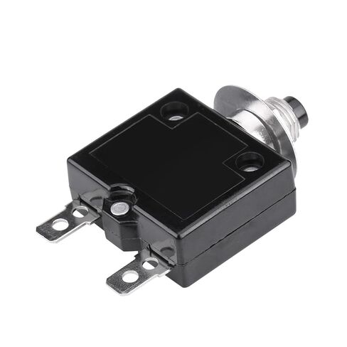 Circuit Breaker 5A 8A 10A 15A 18A 20A 30A Optional Reset Thermal Switch, 125-250V AC 50V DC Over Current Overload Protector Push Button Circuit Breaker(15 Amps) in Saudi Arabia