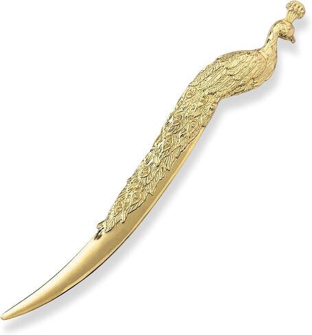 Flamingo Letter Opener, Elegant Gold Finish, Desk Accessory for Envelopes & Mail, 7.75 in L in Kuwait