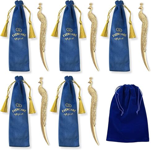 Flamingo Letter Opener, Elegant Gold Finish, Desk Accessory for Envelopes & Mail, 7.75 in L in Kuwait