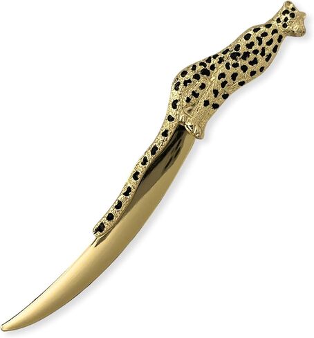 Flamingo Letter Opener, Elegant Gold Finish, Desk Accessory for Envelopes & Mail, 7.75 in L in Kuwait