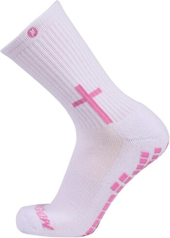 Momentum Cross Religious Men and Women Soccer Socks, Anti-Slip Grip Socks for Soccer, Running, Football, Crew Length. in Saudi Arabia