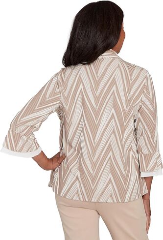 Exploded Chevron Two in One Top with Necklace in Saudi Arabia