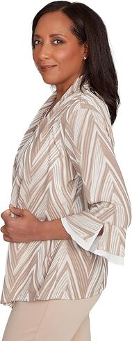 Exploded Chevron Two in One Top with Necklace in Saudi Arabia