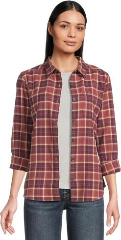 Royal Robbins Womens Lieback Organic Cotton Flannel Long Sleeve in Saudi Arabia