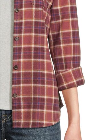 Royal Robbins Womens Lieback Organic Cotton Flannel Long Sleeve in Saudi Arabia