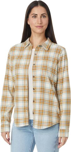 Royal Robbins Womens Lieback Organic Cotton Flannel Long Sleeve in Saudi Arabia