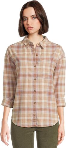 Royal Robbins Womens Lieback Organic Cotton Flannel Long Sleeve in Saudi Arabia