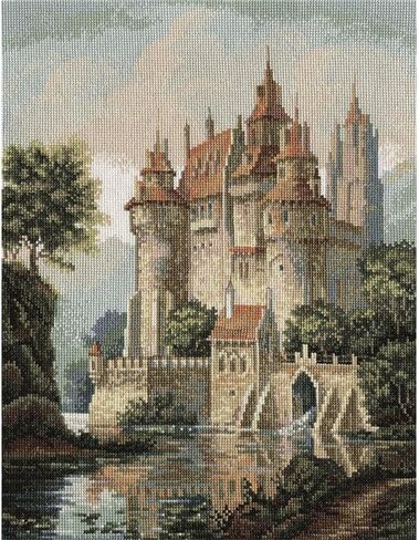 PANNA - Counted Cross Stitch Kit - Map of The World - PZ-1842-27 Count - Linda - 18.31 x 25.98 inch - DIY kit in Kuwait