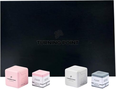TP7500 | TP Chalk 7500 | TurningPoint Professional Billiard Pool Cue Chalk Pink in Saudi Arabia